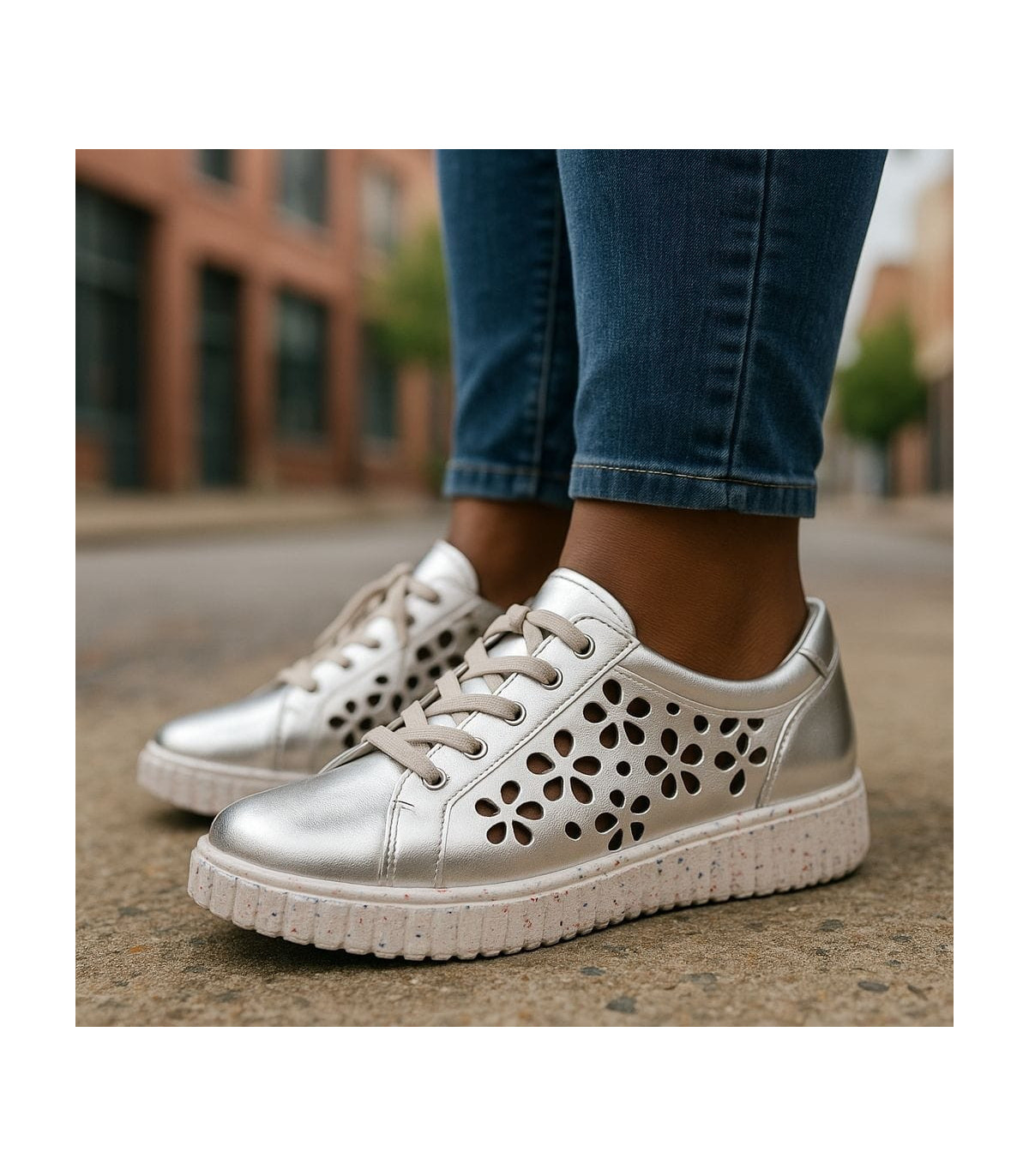 Snickers srebrny laserowy