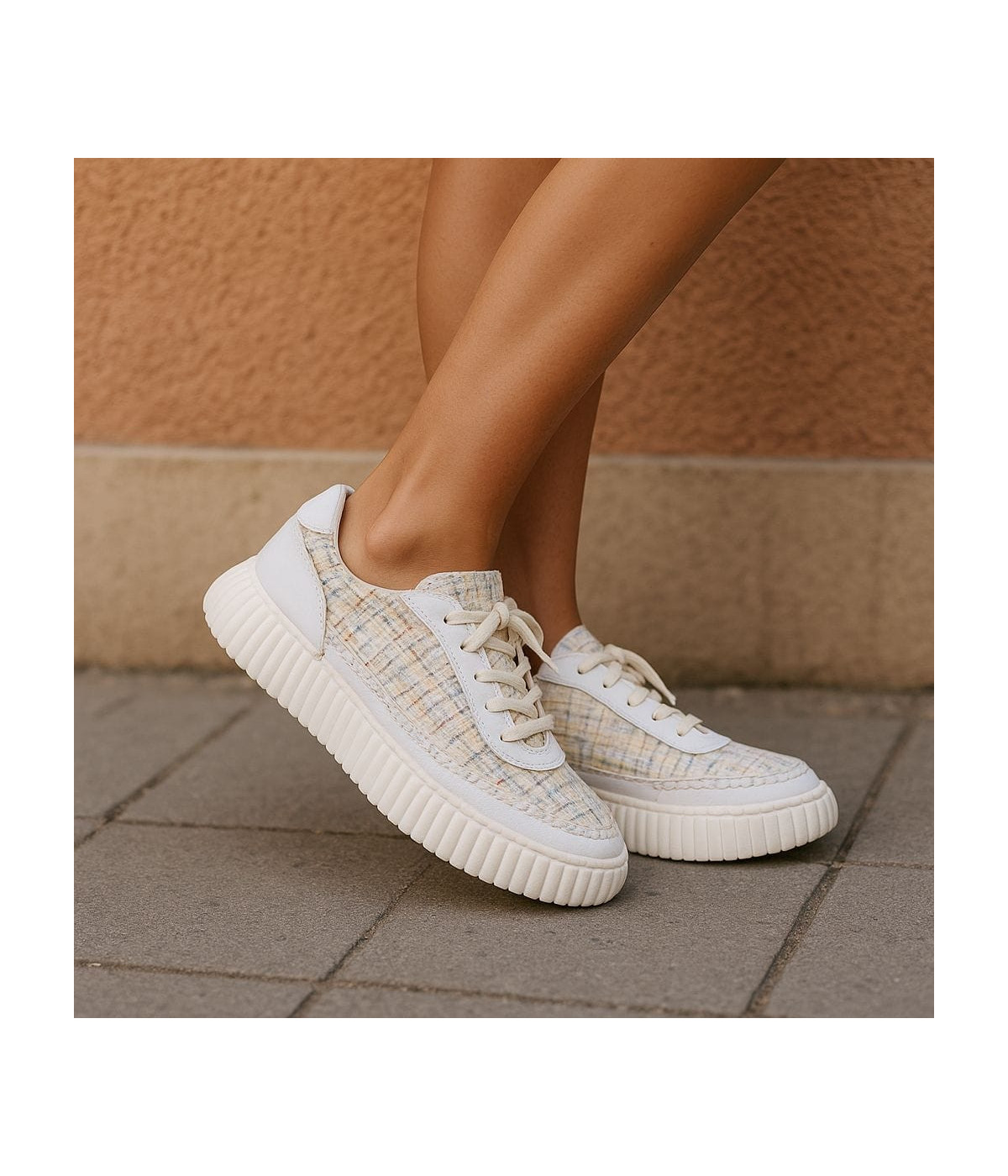 Sneakersy damskie -bialy