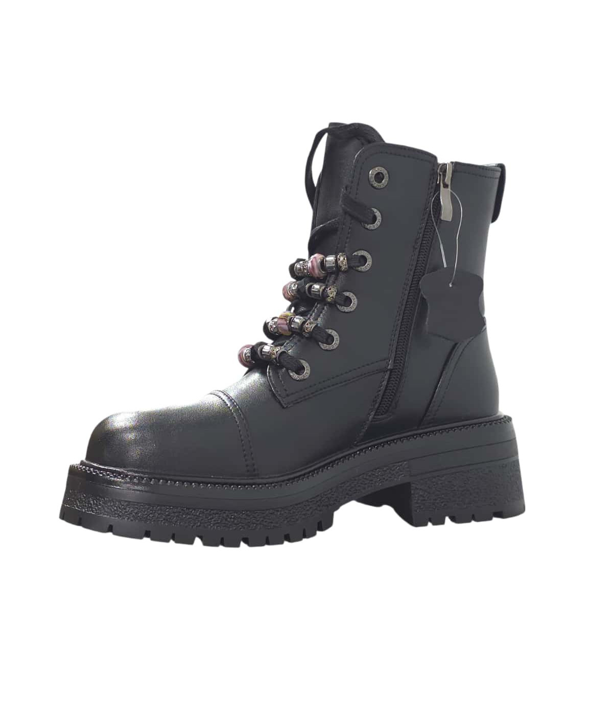 Botki damskie czarne