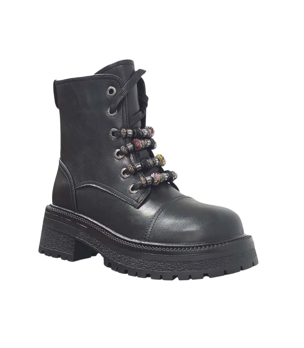 Botki damskie czarne