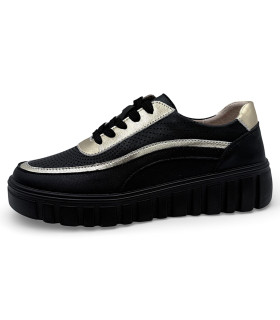 Sneakersy damskie -czarne