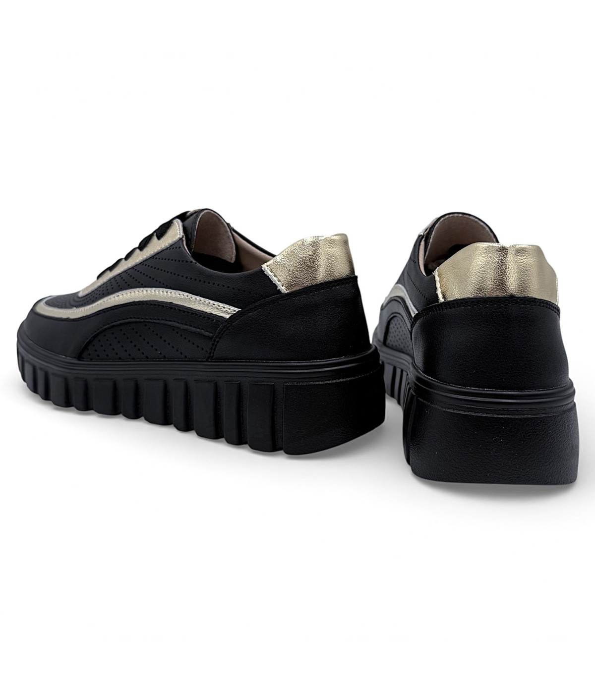 Sneakersy damskie -czarne