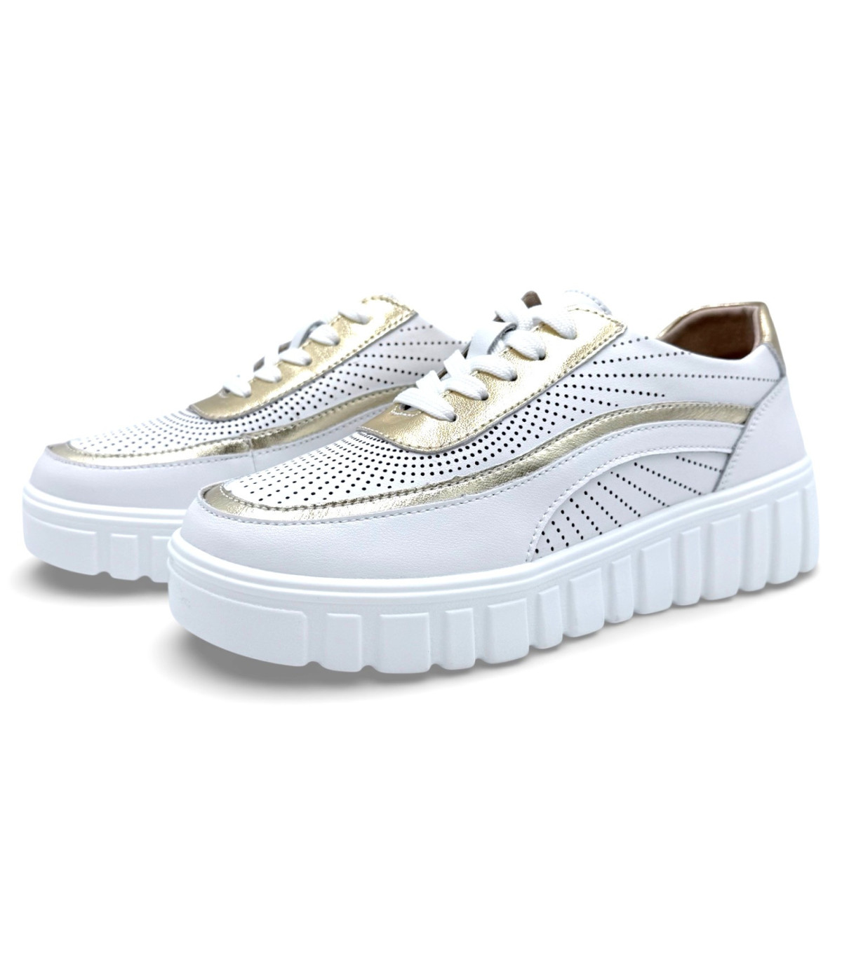 Sneakersy damskie -bialy