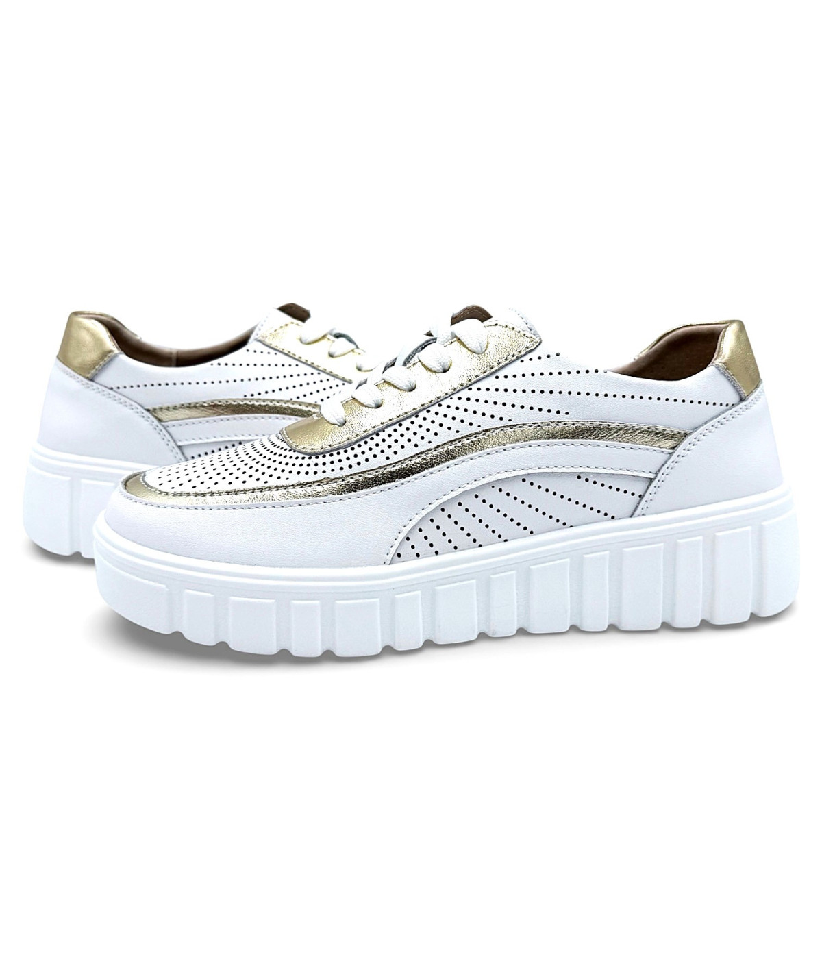 Sneakersy damskie -bialy