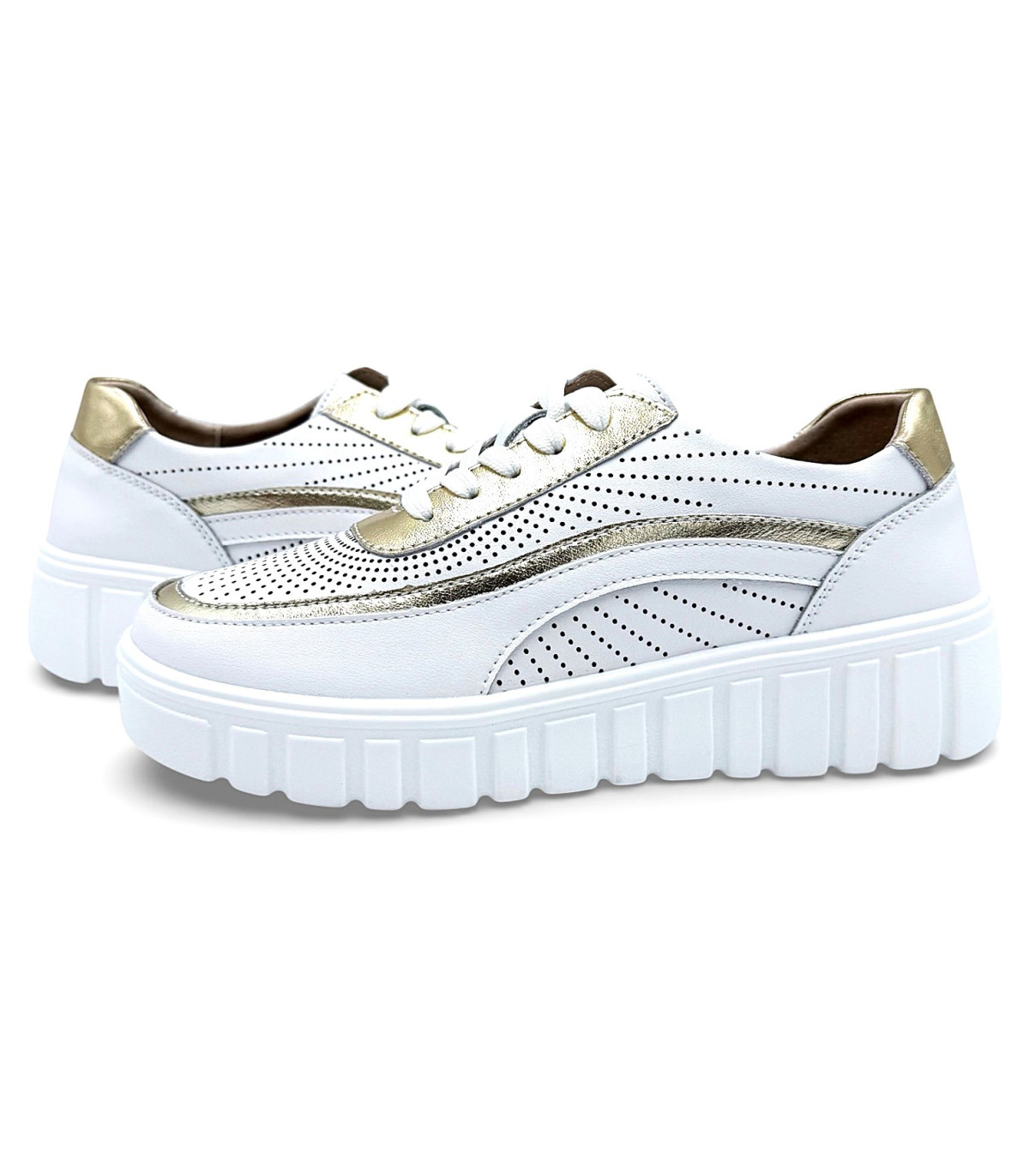 Sneakersy damskie -bialy