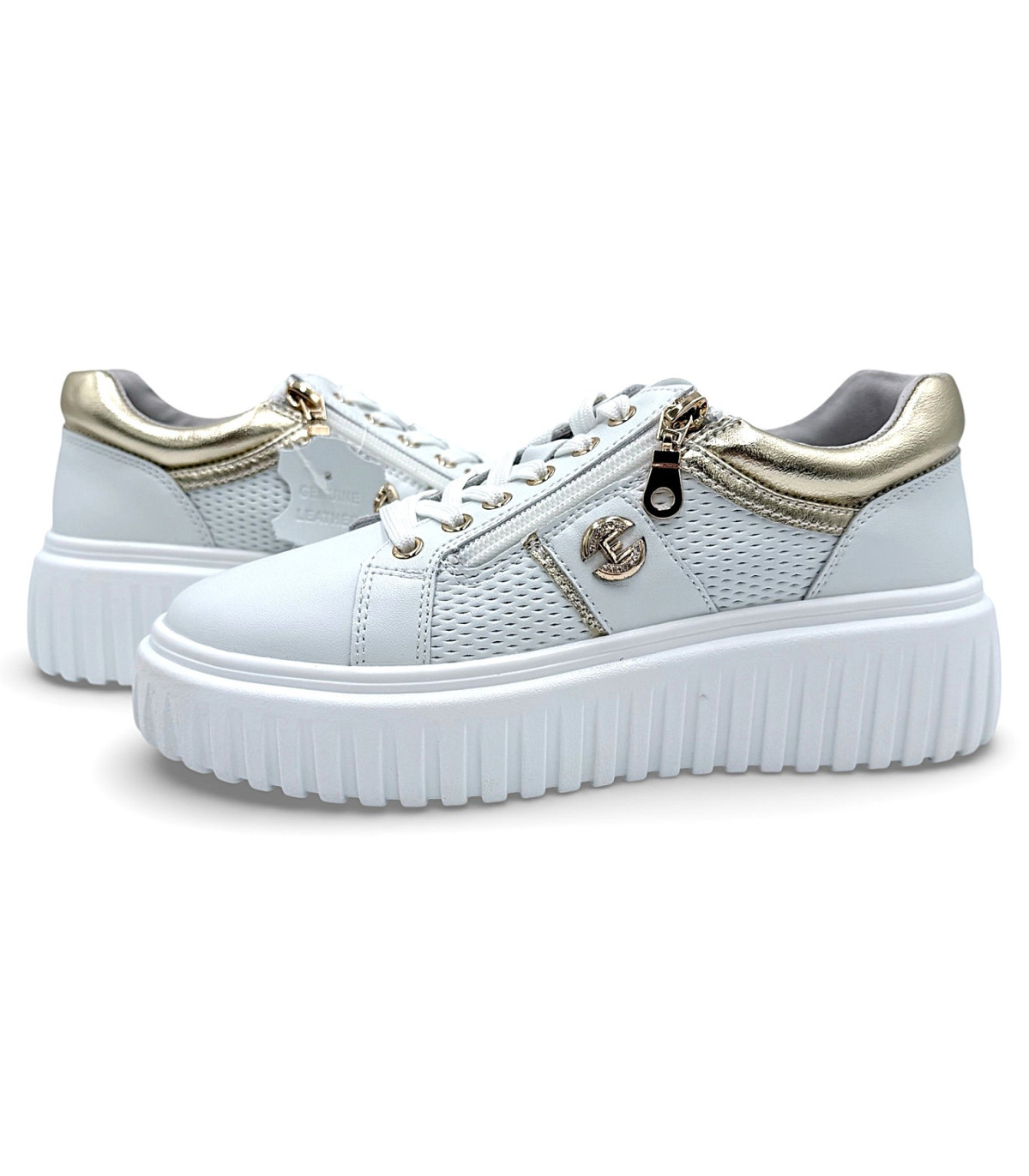 Sneakersy damskie -bialy